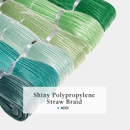 Shiny Polypropylene Straw Braid