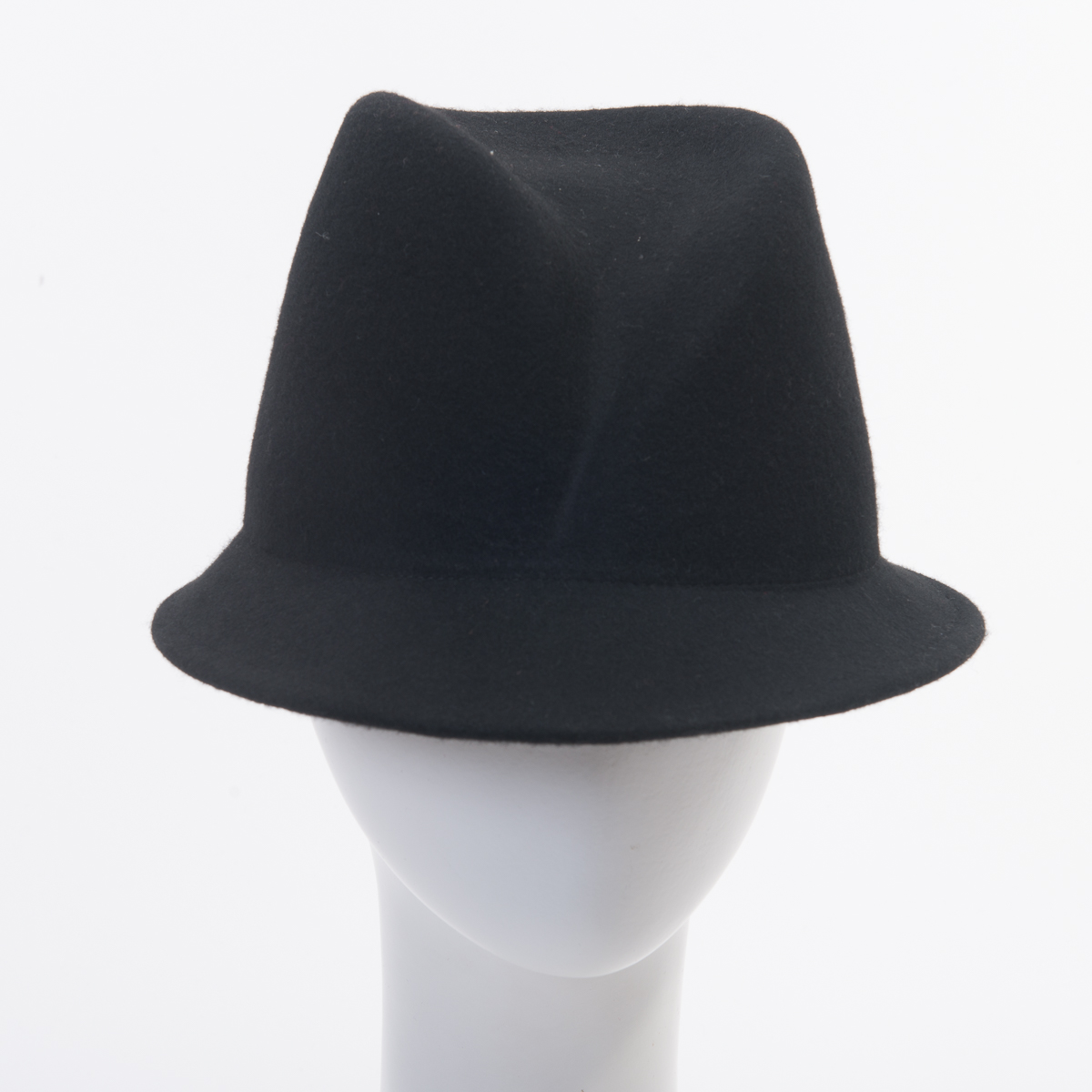 black fancy hat