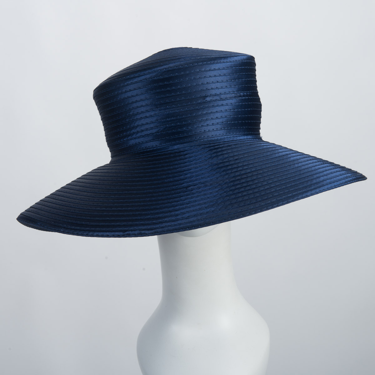 Navy Mad Hatter Navy Top Hat | Mad Hatter Hat | Steampunk Hat | FERRECCI USA  main image 4