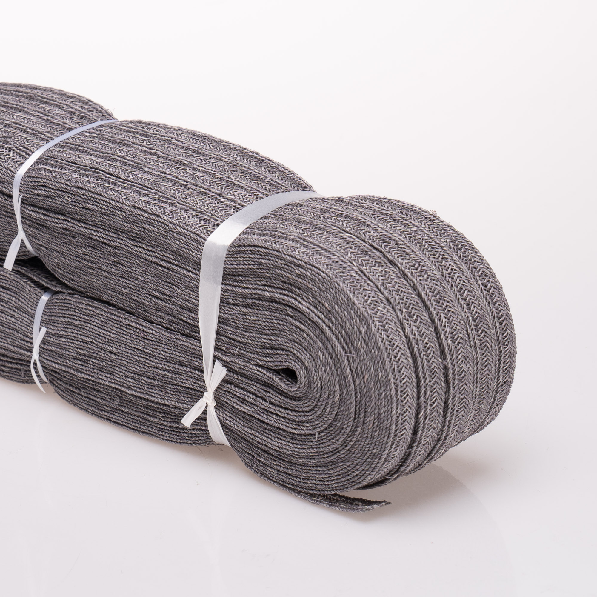 Ultimate Grey 11-12Mm Wide Natural Hemp Braid- 144Yd | SUN
