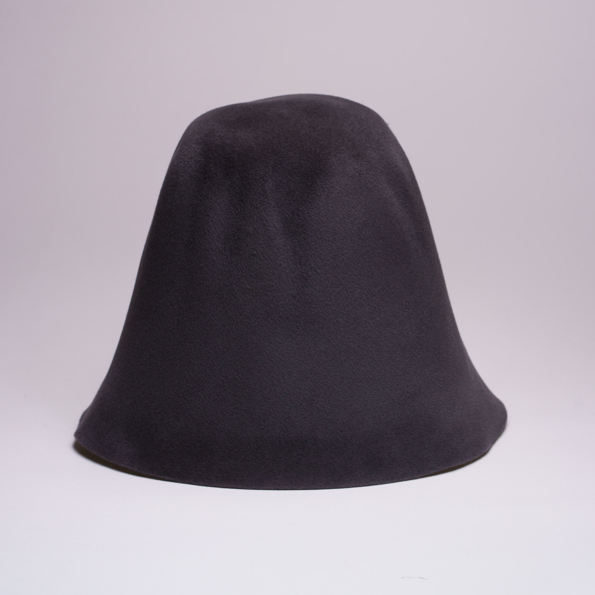 Med Grey Rabbit Fur Fel Hood Velour Finish | SUN YORKOS display picture 2