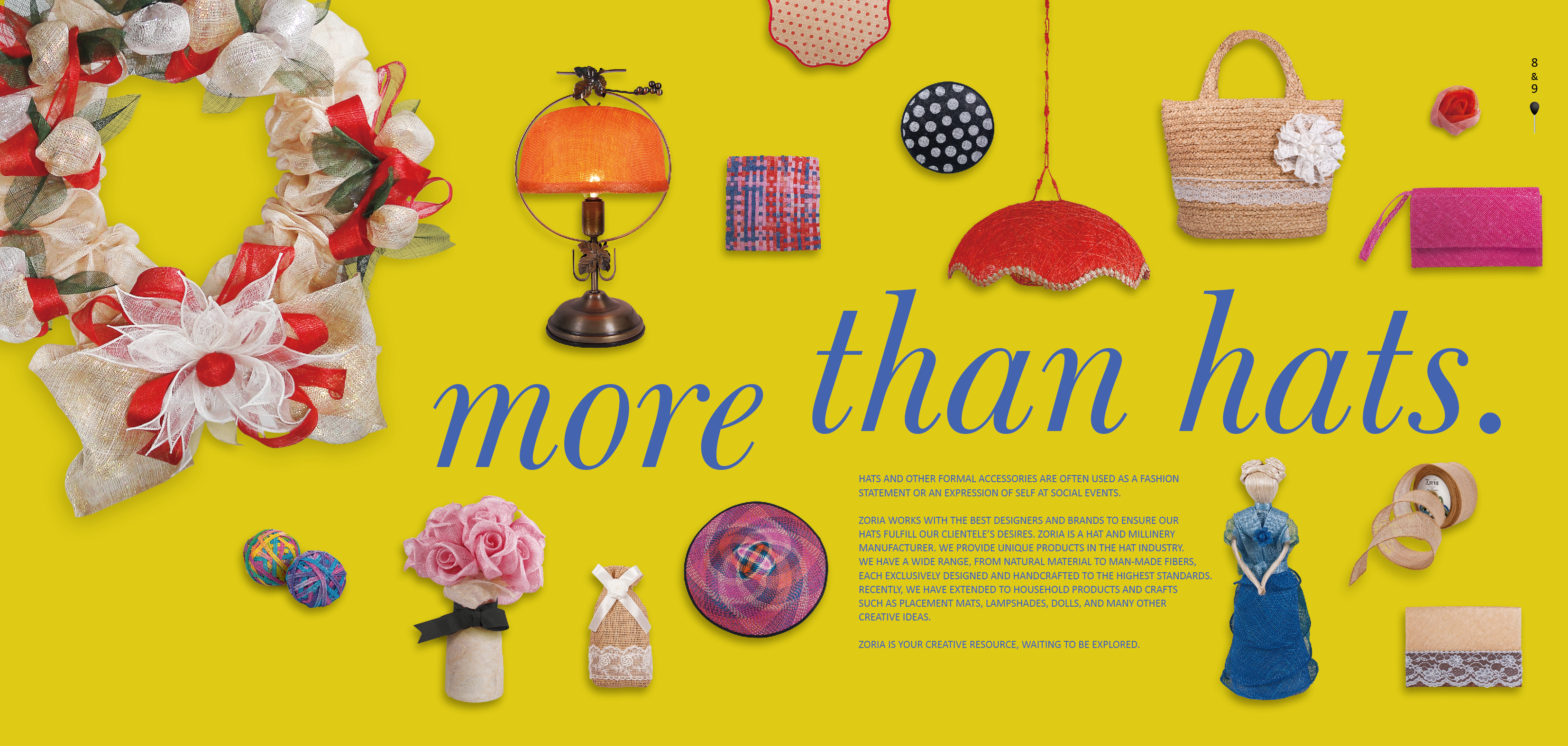Zoria Branding Brochure :more than hats